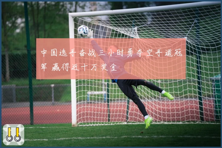 中国选手奋战三小时勇夺空手道冠军 赢得近十万奖金